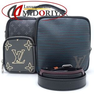 LOUIS VUITTON ルイヴィトン メッセンジャーマルチポケット M45457 ショルダーバッグ モノグラム パッチワーク ブラック/351336【中古】