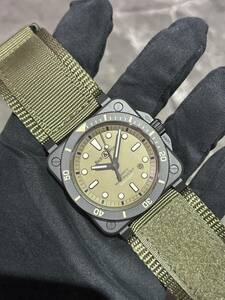 Bell & Ross（ベル&ロス）BR03-92 Diver Military【2021年7月印】【中古美品】【BR0392-D-KA-CE/SRB】