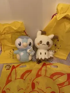 ポケピース　ポッチャマ ミミッキュ ぬいぐるみ セット ポケモン　いっしょ