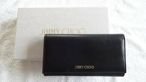 ★送料無料★新品！JIMMY CHOO ジミーチュウ 長財布 ブラック①★