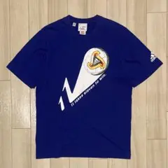 adidas vintage 両面プリント Tシャツ 柴田ひかり サッカーシャツ