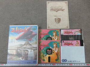 K773【11-27】▼ 中古 PC-8801 5インチFD ゼリアード Zeliard ゲームアーツ GAMEARTS 元箱付き 動作未確認