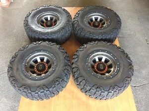 【Jeepラングラー装着】KMC XD137 & NITTO Mud Grappler　40X15.5X20　タイヤ＆ホイール４本セット　走行約1,000km