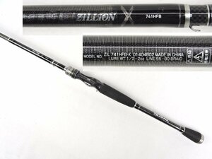 14【中古】DAIWA ダイワ ZILLION ジリオン 741HFB ロッド 釣り竿 本体のみ