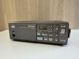 【中古品】【美品】Nationalナショナル コンパクトビデオ カセットレコーダー アクションマックロードミニ NV-200 VHS 昭和レトロ 現状品