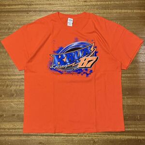 KRUK Racing GILDAN Tシャツ XLサイズ カーレース 両面プリント オーバーサイズ USA古着