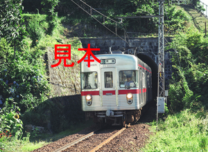 鉄道写真645ネガデータ、127427430012、3500系（3524）、長野電鉄河東線（木島線）、田上～信濃安田、2001.08.03、（4591×3362）