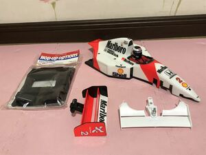 送料無料　未走行　1/10 マクラーレン ホンダ MP4/7 ラジコンボディ ディフューザーセット タミヤ TAMIYA McLaren HONDA F103等に F1