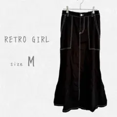 RETRO GIRL レトロガール ロング スカート フレアスカート ポケット