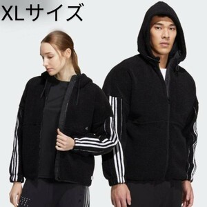 [新品] adidas アディダス ボアジャケット シェルバジャケット フリースジャケット パーカー XLサイズ