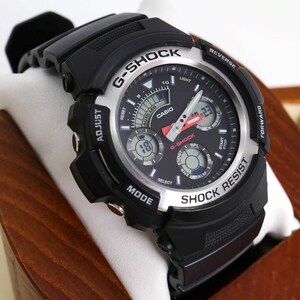 稼働 G-SHOCK 腕時計 アナデジ ライト メンズ AW-590 282