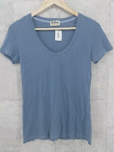 ◇ Ray BEAMS レイ ビームス USA製 半袖 Tシャツ カットソー 1 ブルー系 メンズ