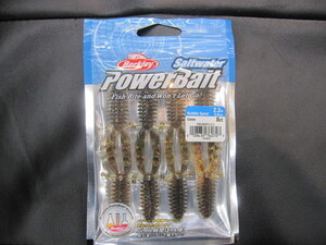 新品★BerkleyバークレイPowerBaitパワーベイトBubbleSpearバブルスピアー/2.2inc５．６ｃｍ/Ｃａｍｏカモ（検）チヌ　グルーパー　アコウ