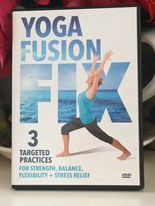 Yoga Fusion Fix: 3 Time Saving, Targeted Practices For Strength, Balance, Flexibility + Stress Relief エクササイズ DVD 輸入盤