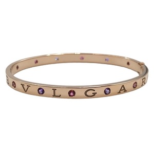 ブルガリ BVLGARI ブルガリブルガリ ローマンソルベブレス K18ピンクゴールド アメジスト ジュエリー 中古