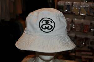 ユーズド 80年代 OLD STUSSY SS オールド ステューシー バケット ハット MADE IN USA