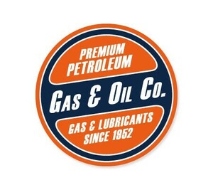 ステッカー アメリカン おしゃれ 車 バイク かっこいい オイル カーステッカー Vintage Gas Labels GAS&OIL CO