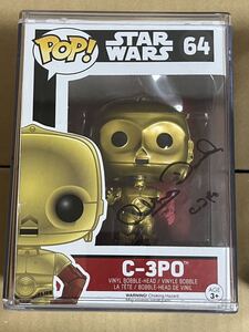 ファンコ POP! アンソニー・ダニエルズ 直筆サイン入りC3PO スターウォーズ