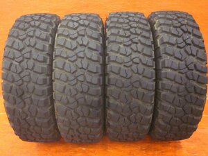 【Y4】BFグッドリッチ BFGoodrich Mud-Terrain T/A KM2 LT255/75R17 111/108Q 2023年製 残溝14mm 中古品 4本セット タイヤのみ