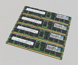 1866MHz 16GB 4枚組 合計 64GB MacPro用メモリー 2013 モデル用 240pin DDR3 14900R RDIMM 2009 2010 2012 Z620 Z820 動作確認済 #0612D