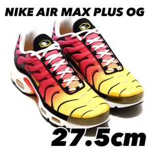 NIKE AIR MAX PLUS OG ナイキ エア マックス プラス OG VARSITY RED/GOLD-RASPBERRY RED-BLACK dx0755-600 27.5cm