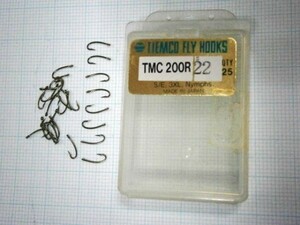 ★ティムコ・フック/TMC-200R #22 (25本入) インセクトカーブ, ニンフフック