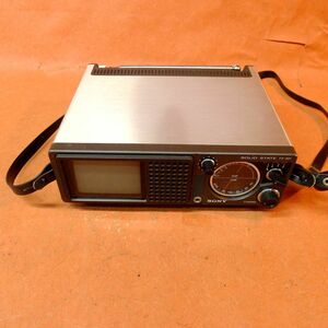 g★001 SONY ソニー トランジスタ テレビ TV RECEVER VHF UHF アンティーク 昭和 家電 TV‐301 通電OK 砂嵐/80