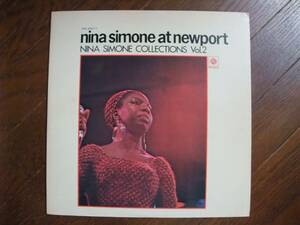 LP☆　Nina At Newport　Nina Simone Collections Vol.2　ニューポートのニーナ・シモン　☆