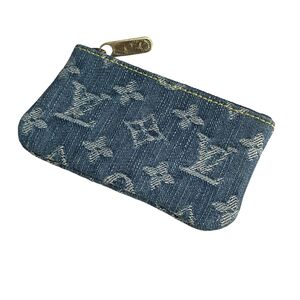 【中古】 LOUIS VUITTON ルイ・ヴィトン コインケース モノグラムデニム ポシェットクレ 24025284 NT