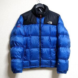 THE NORTH FACE ノースフェイス サミットシリーズ ローツェ ダウンジャケット 800FP メンズ Lサイズ 正規品 ブルー Z5037