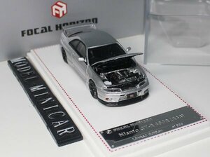 ▲超希少！Silver！世界限定！FOCAL HORIZON 1/64 日産 NISSAN GTR ホンダ GT-R R33 400R Nismo 新品 FH