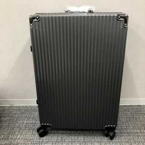 キャリーケース スーツケース90L キャリーバッグ 軽量 旅行 大型 グレー