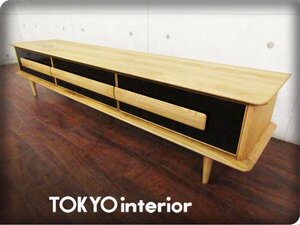 ■展示品■未使用品■東京インテリア■高級■ターミナル180■ローボード■オーク材■北欧モダン■テレビボード/TVボード/20万/yykn1035k