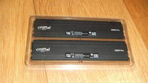 Crucial クルーシャル DDR5 Pro デスクトップPC向けメモリ 32GB (16GBx2) UDIMM 1.1V CL46 (DDR5-5600) CP16G56C46U5.C8D