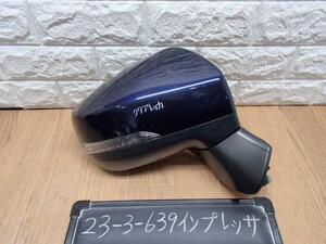 インプレッサ 　GT7 右ドアミラー　サイドミラー M2Y ミツバ VB27 91036FL080