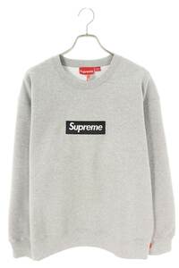 シュプリーム スウェット 22AW Box Logo Crewneck サイズ:L ボックスロゴクルーネックスウェット 中古 OM10