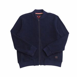 GP0603□ポールスミス/Paul Smith POP*ホームウエア/HOMEWEAR*メンズM*ジップアップブルゾン/ルームウエア*ブークレヤーン*ネイビー系/紺系