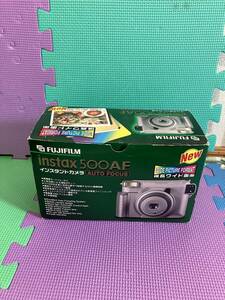 1円 FUJIFILM 富士フィルム フジフィルム instax 500 AF インスタックス インスタントカメラ フィルムカメラ 元箱付 使用僅か コレクション