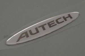 日産　オーテック 「ＡＵＴＥＣＨ」 ビニール製 エンブレム