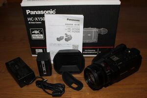 ■新品同様品/ワンオーナー■パナソニック Panasonic HC-X1500 デジタル4Kビデオカメラ 元箱付き #Z4178