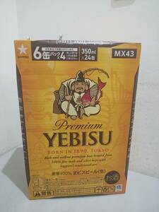 59926★サッポロ プレミアム YEBISU エビス エビスビール 5% 350ml 24缶 1ケース 賞味期限2025年5月