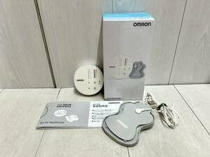 送料無料 ★ OMRON オムロン 低周波治療器 HV-F013-W ホワイト 健康器具 マッサージ機 腕 肩 腰 ふくらはぎ 足裏 もむ リズムたたき 