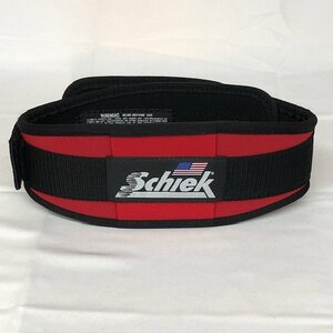 【中古品B】Schiek（シーク）リフティングベルト 2004 サイズ：XS　レッド (管理番号：063111)