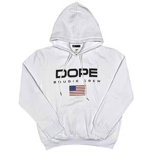 [並行輸入品] DOPE ドープ DOPE USAロゴ プルオーバーパーカー (ホワイト) (2XL)