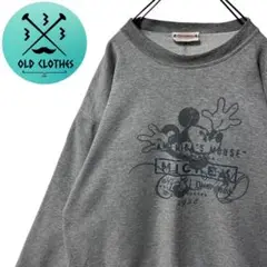 【DISNEY】90s USA製 ディズニー クルーネックスウェット ミッキー