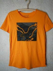 to3617　AMERICAN　EAGLE　アメリカン　イーグル　アウトフィッターズ　半袖　あて縫い　ロゴ　デザイン　tシャツ　人気　送料格安