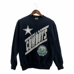 90年代 USA製 HOME TEAM NFL ダラス・カウボーイズ スウェット トレーナー アメフト プロチーム ネイビー (メンズ M) 中古 古着 P5628