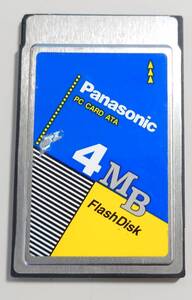 KN727 【現状品】 panasonic 4MB FlashDisk