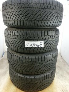 L-4973 溝あり 中古スタッドレス コンチネンタル Conti Viking Contact 6 225/60R16 102T (4本)