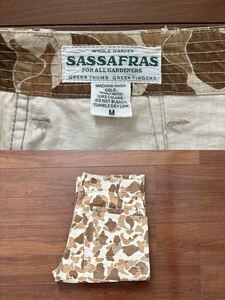 SASSAFRAS LEAF BLOWER PANTS size: M ササフラス リーフ ブロワー パンツ ハンター カモ カモフラージュ